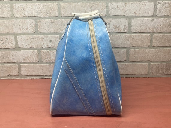 Vintage Gladding Brand Bowling Ball Bag, Light Blue B… - Gem