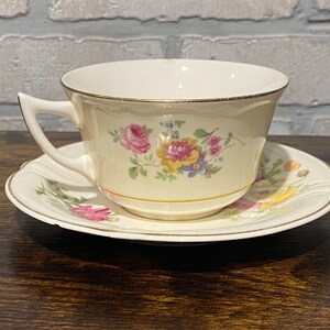 Floral Tea Cup Set, Vintage Tea Cup