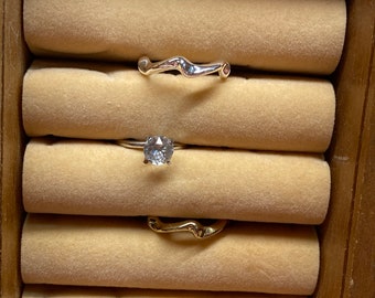 Ring Set, Set of Three Rings, Costume Jewelry, Statement Rings