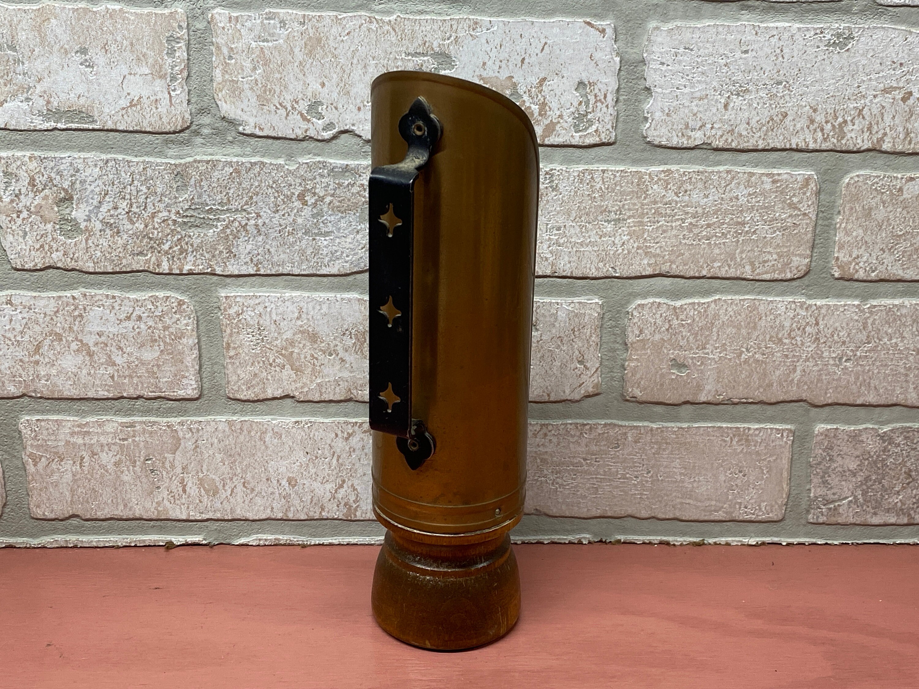 Vintage Copper Candle Holder, Hand Held Candle Holder, Vintage Home