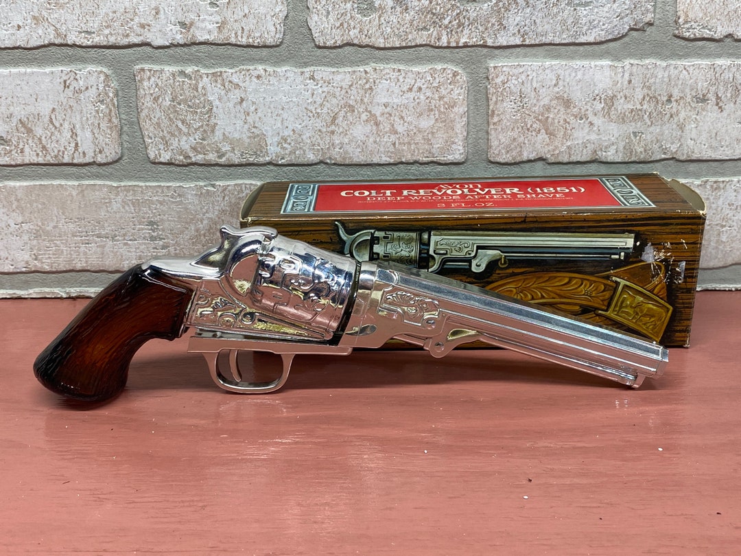 Vintage Avon Aftershave Colt Revolver Deep Woods Bottle Gun Etsy