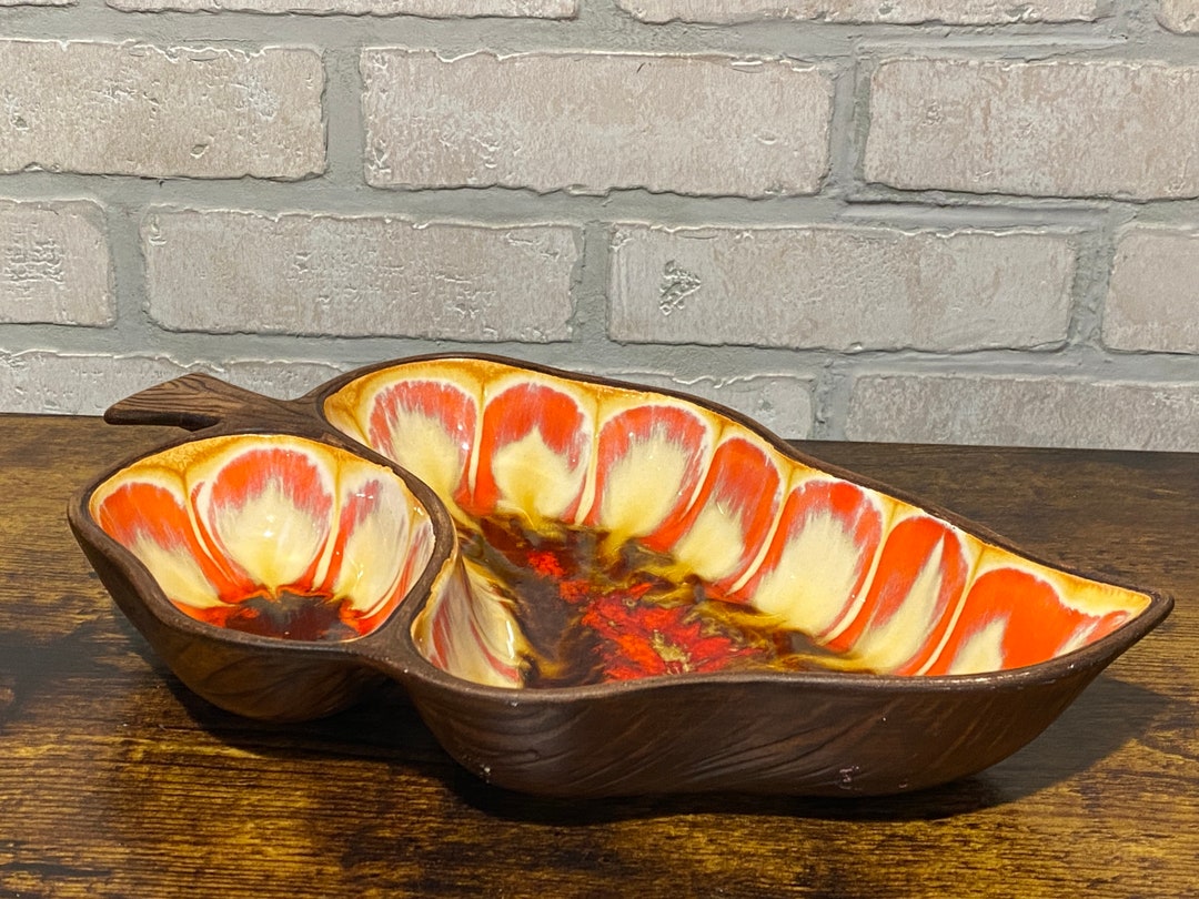 Vintage Treasure Craft Chip and Dip Collectible Serving Dish, No 376 Etsy