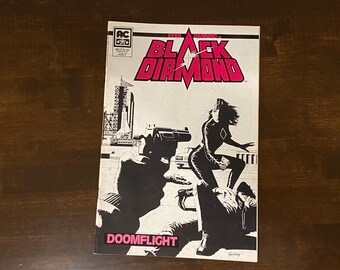 Black Diamond Vintage Comic Book, 1970’s, Issue Number 2, Doom Flight