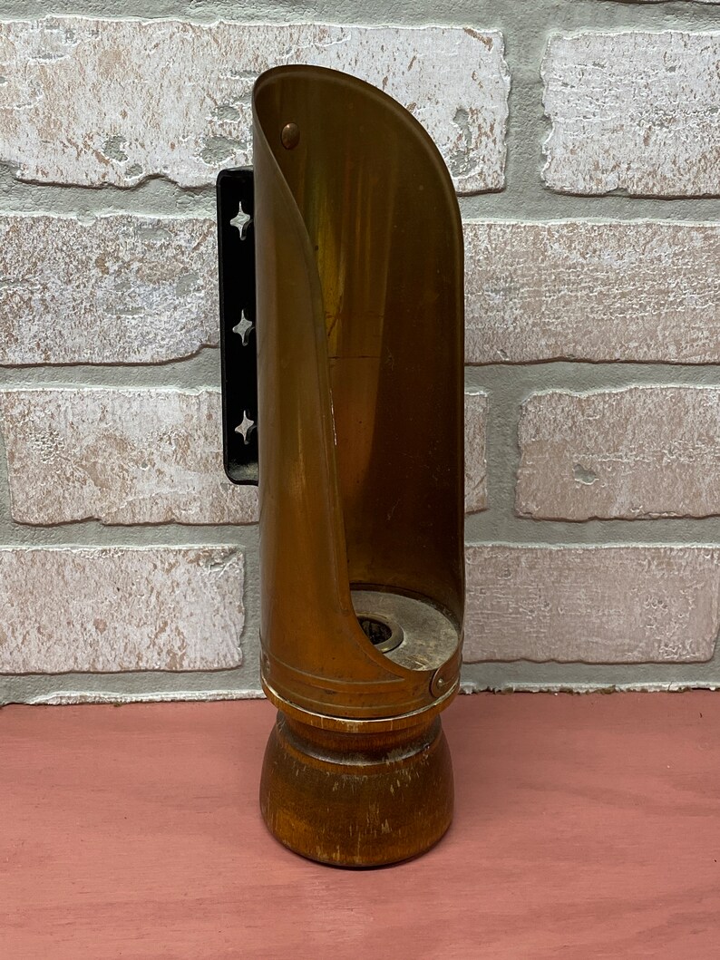 Vintage Copper Candle Holder, Hand Held Candle Holder, Vintage Home
