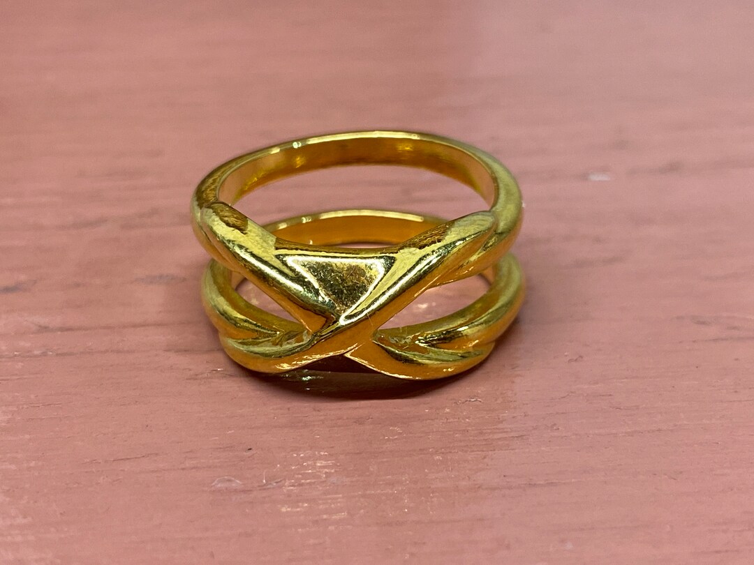 Faux Stack Rings Vintage Faux Stackable Ring, Vintage Jewelry - Etsy