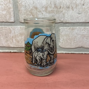 Vintage Elephant Welch’s Cup, Juice Cup, Vintage Collectible Welch&#39;s Cup