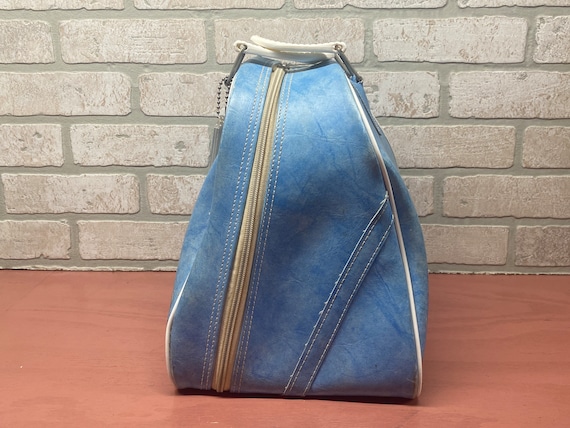 Vintage Gladding Brand Bowling Ball Bag, Light Blue B… - Gem