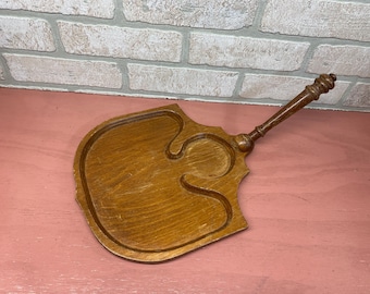 Vintage Wooden Tray, Handled Serving Tray, Vintage Kitchen Display, Holiday Hostess Gift