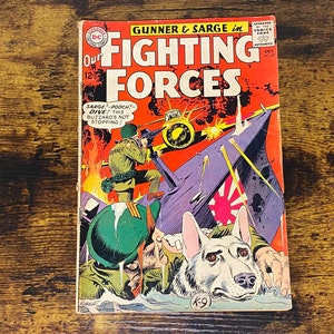 Gunner & Sarge in Our Fighting Forces, Vintage DC Comic Book, Graphic Novel, Issue No. 87, October