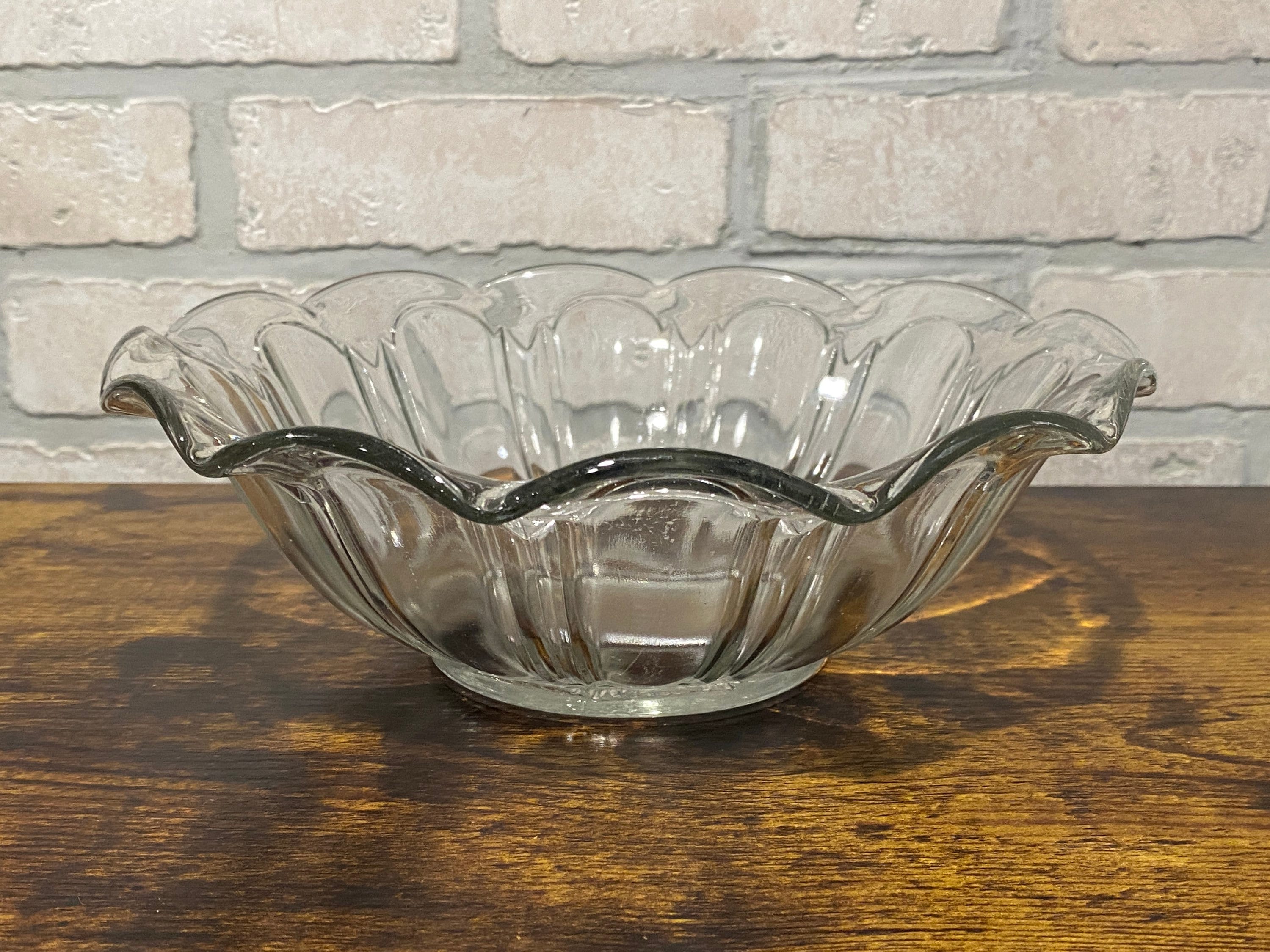 Vintage Clear Glass Bowls