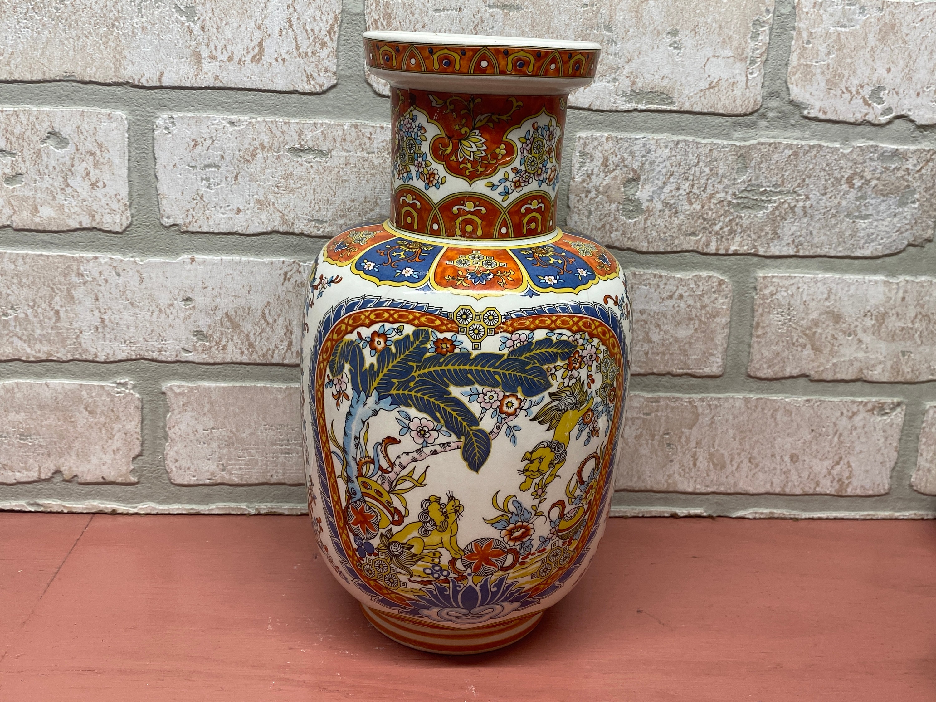 Vintage Ardalt Italian Vase, Chineserie, Made in Italy, Vintage