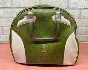 BOWLING BAG REEDITION LEATHER - courrèges