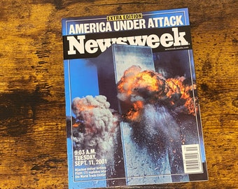 Newsweek Magazine, 9/11 Memorial, New York City, America Under Attack, Newsweek Extra Edition