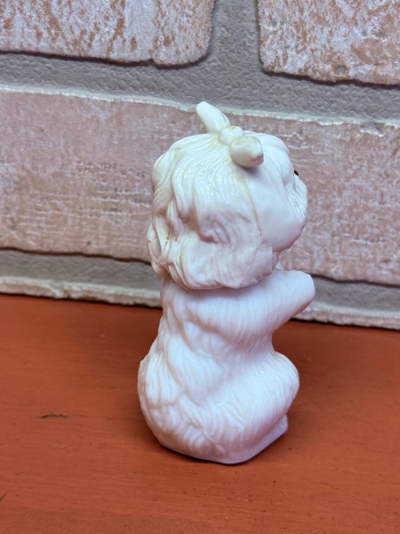 Vintage White Dog Avon Perfume Bottle, Topaze Cologne, Collectible Vintage Avon Bottle, Vintage Home Decor View 2
