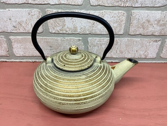 Vintage Tea Kettle Heavy Cast Iron Kettle Heavy Duty Tea Pot Etsy