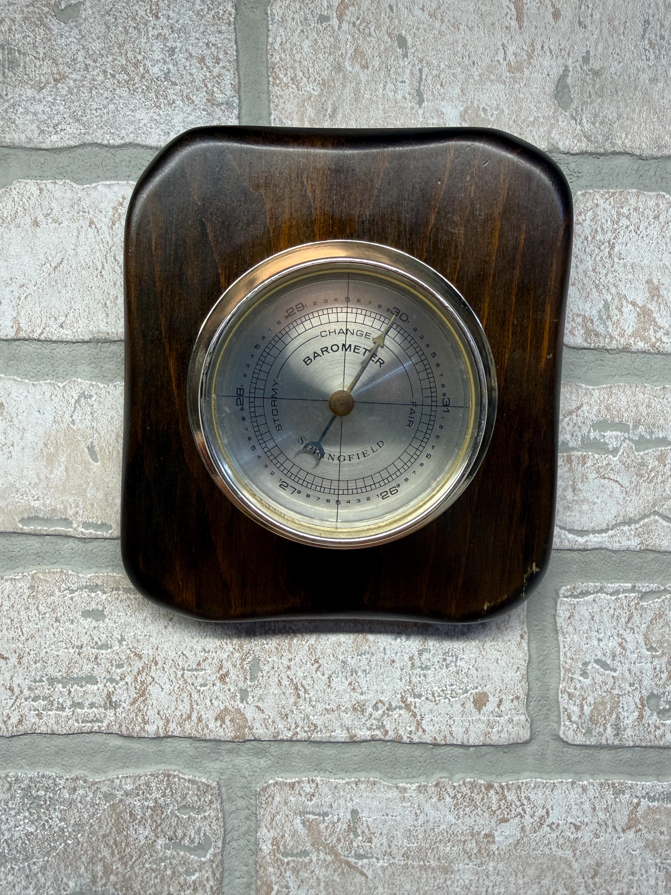 Vintage Springfield Barometer, Collectible, Wall Decor, MCM, Mid ...