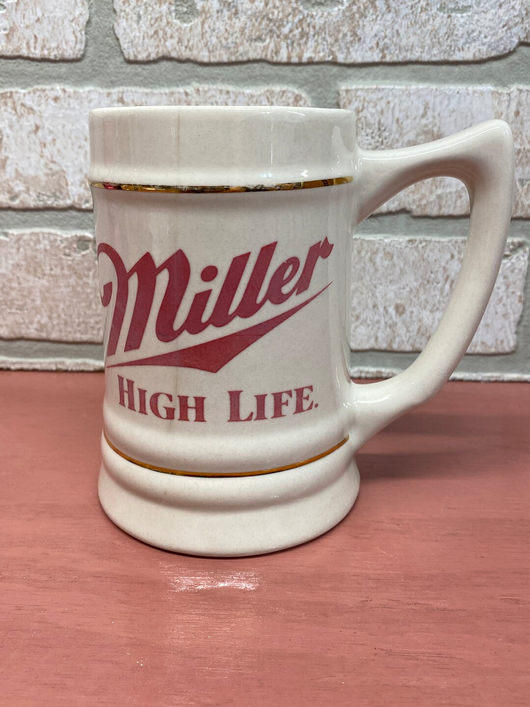 Vintage Miller High Life Beer Mug Beer Stein Miller Brewing Etsy