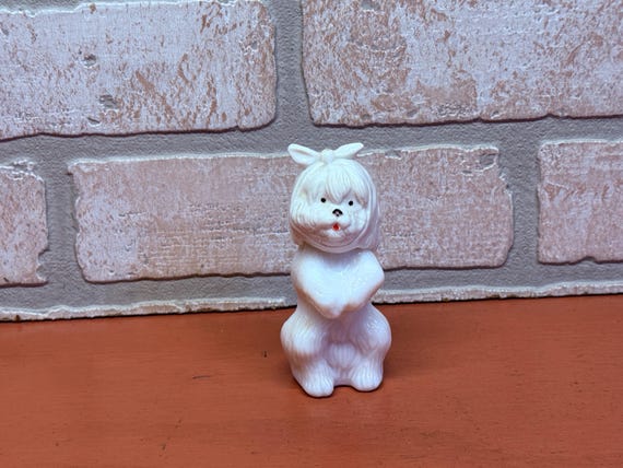 Vintage White Dog Avon Perfume Bottle, Topaze Cologne, Collectible Vintage Avon Bottle, Vintage Home Decor View 5