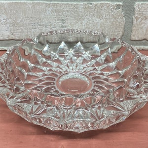 Vintage Glassware, Glass Ashtray, Vintage Home Decor, Vintage Glass Ashtray