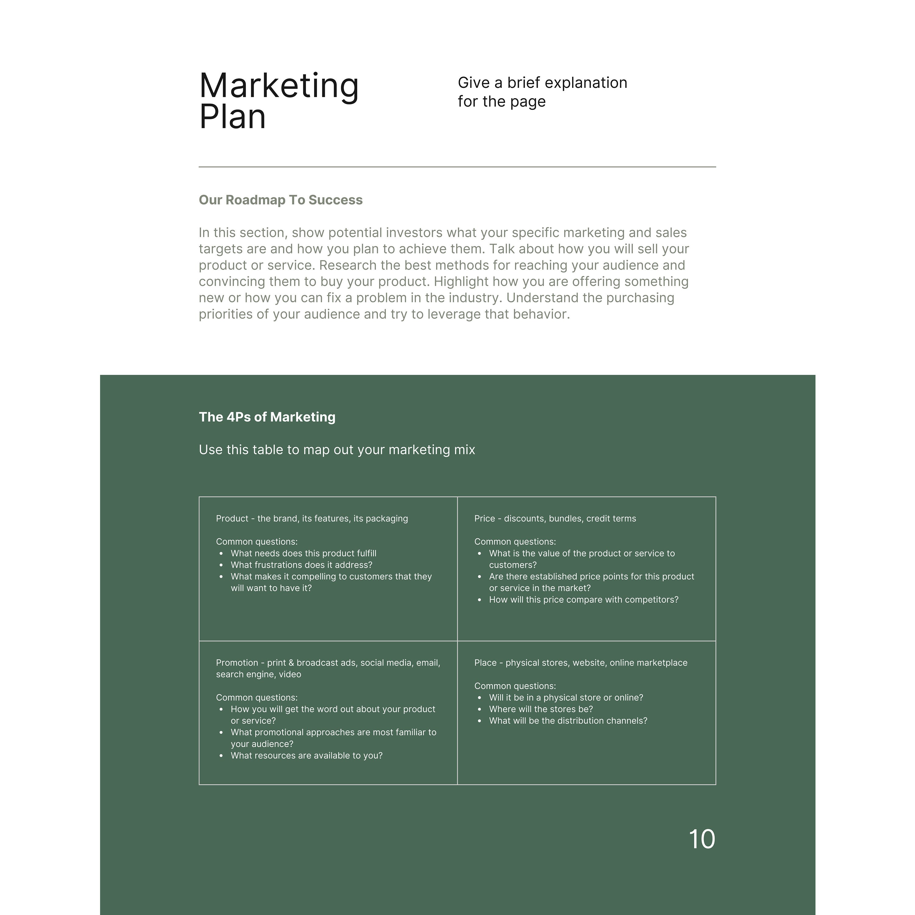 Pizzeria Business Plan Template. New Business Planner for a Pizza ...
