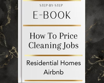 Airbnb Cleaning Business: Pricing Guide E-book (Digital Download)