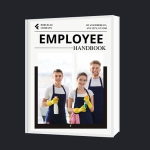 Cleaning Company Employee Handbook . Cleaning Business Policy Manual. Commercial Cleaning. Residential Cleaning. Printable. Editable