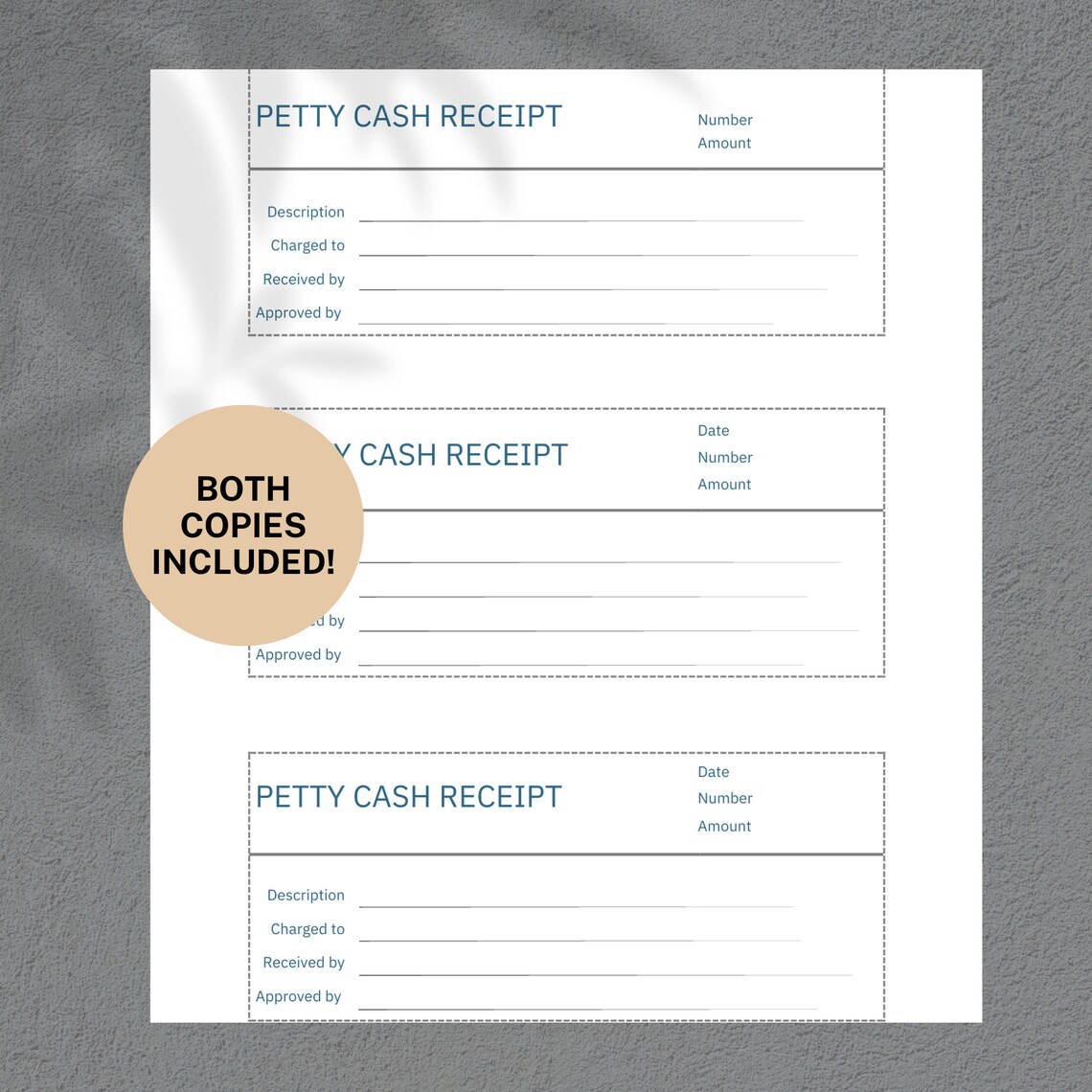 Petty Cash Receipt. Expense Tracking. Petty Cash Reporting. Budget ...