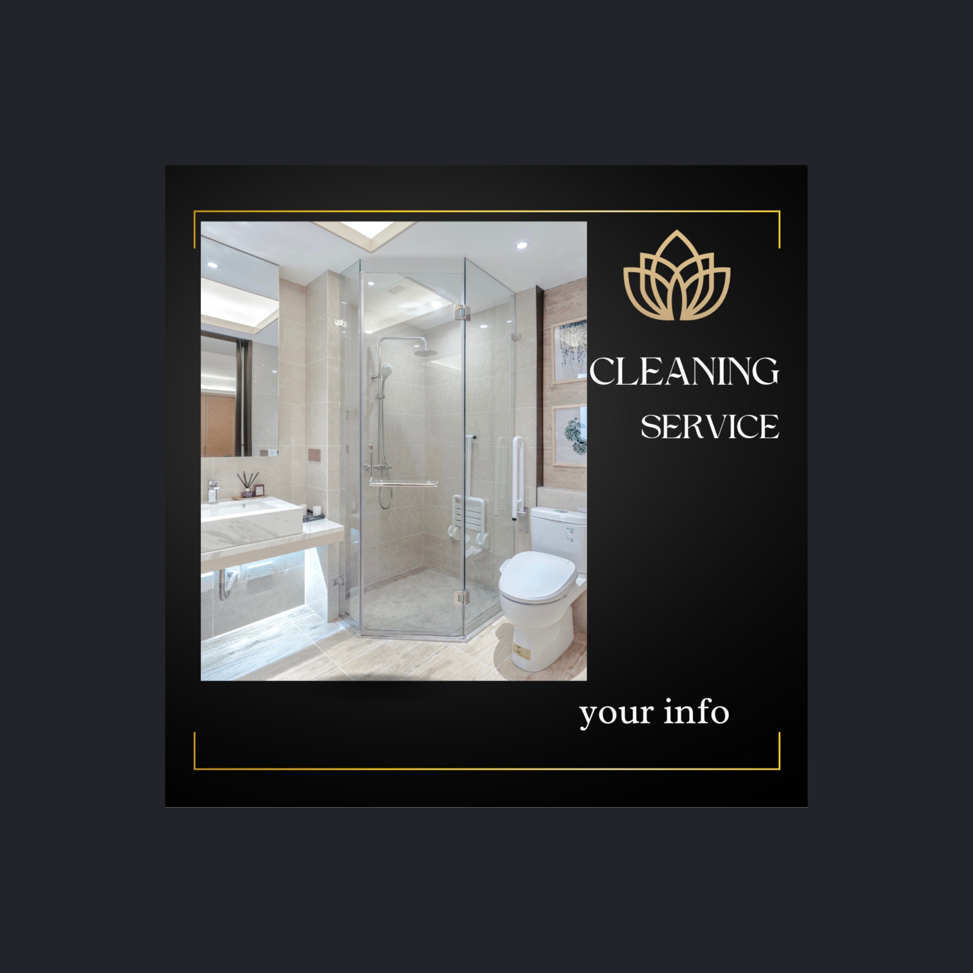 Cleaning Service Instagram Template. Cleaning Company. Instagram Posts. Instagram Cleaning Posts