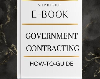 Government Contracting E-Book: Federal Bidding Guide (Digital Download)