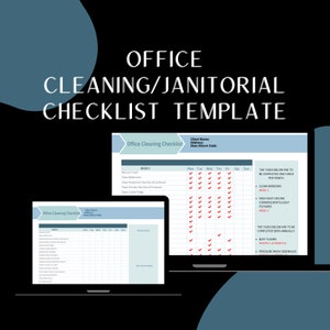 Office/Janitorial Cleaning Checklist Template; Commercial Cleaning Service