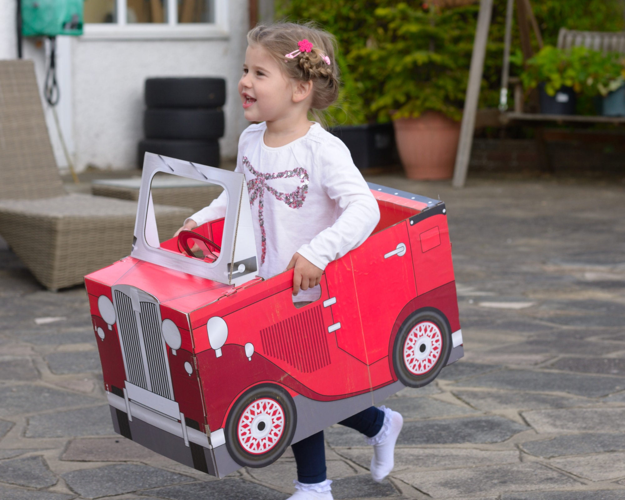 Make A Vintage Car Craft Kit - Red - Etsy, image size:2000x1600