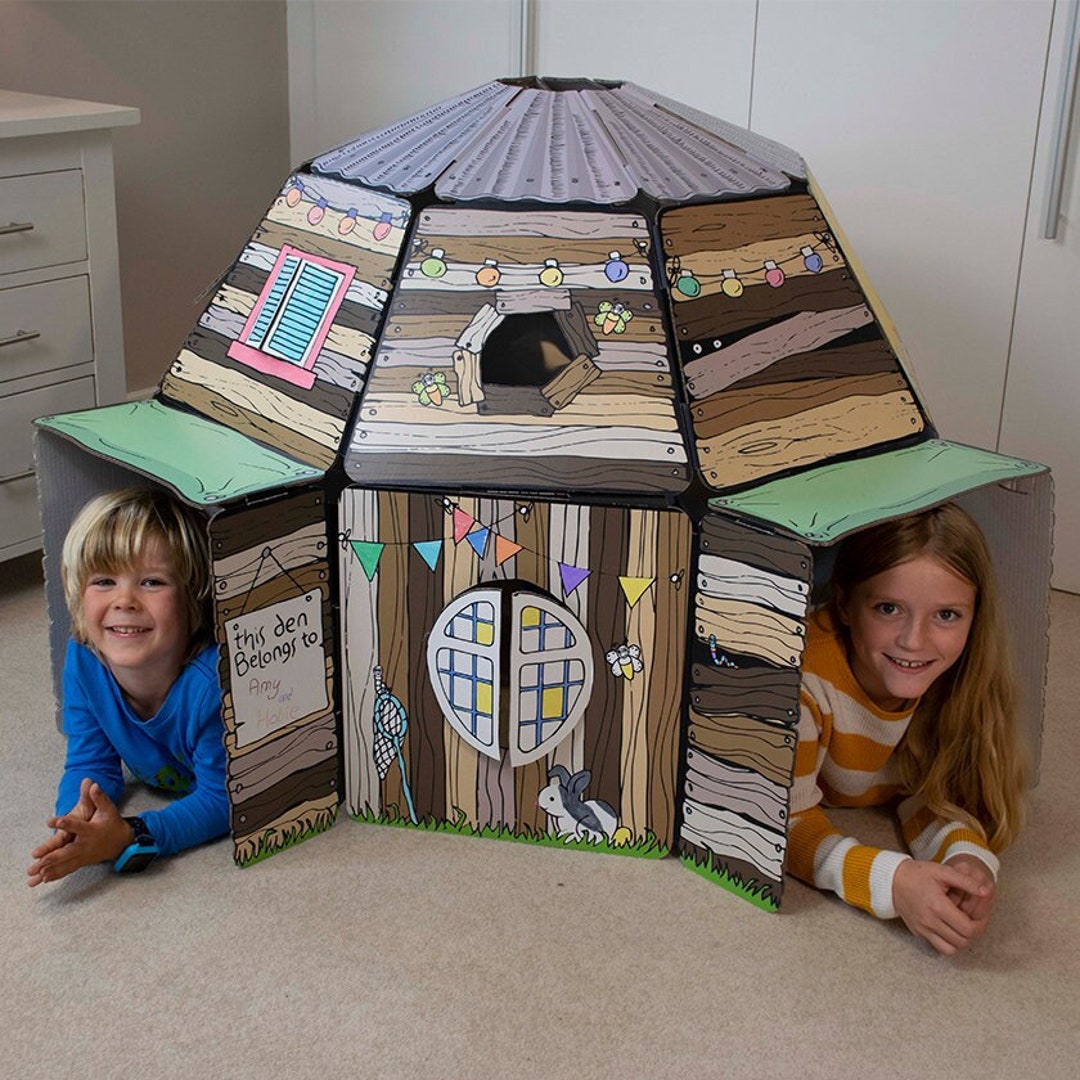 The Ultimate Den Children's Cardboard Playhouse and Periscope