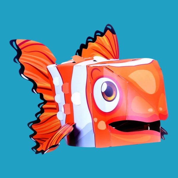 Fiesta Crafts: Clownfish 3D Mask Card Craft