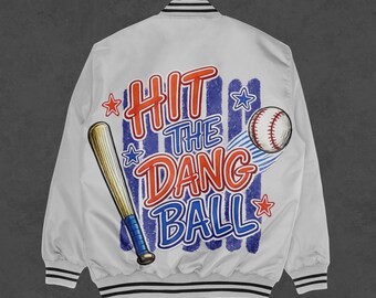 Hit the Dang Ball PNG - Baseball Mom Softball Design (Digitaler Download)