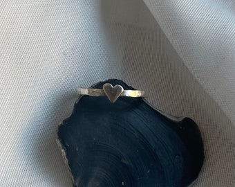Silver Ring Heart