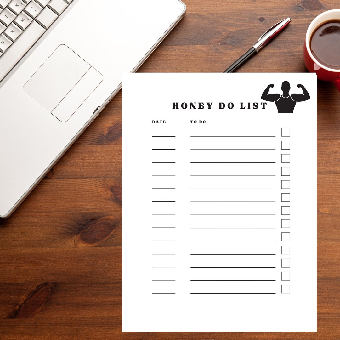 Honey to Do List Printable Honey to Do List Digital Download - Etsy