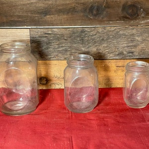 Set of 3 Vintage OWENS-ILLINOIS Glass Bottles
