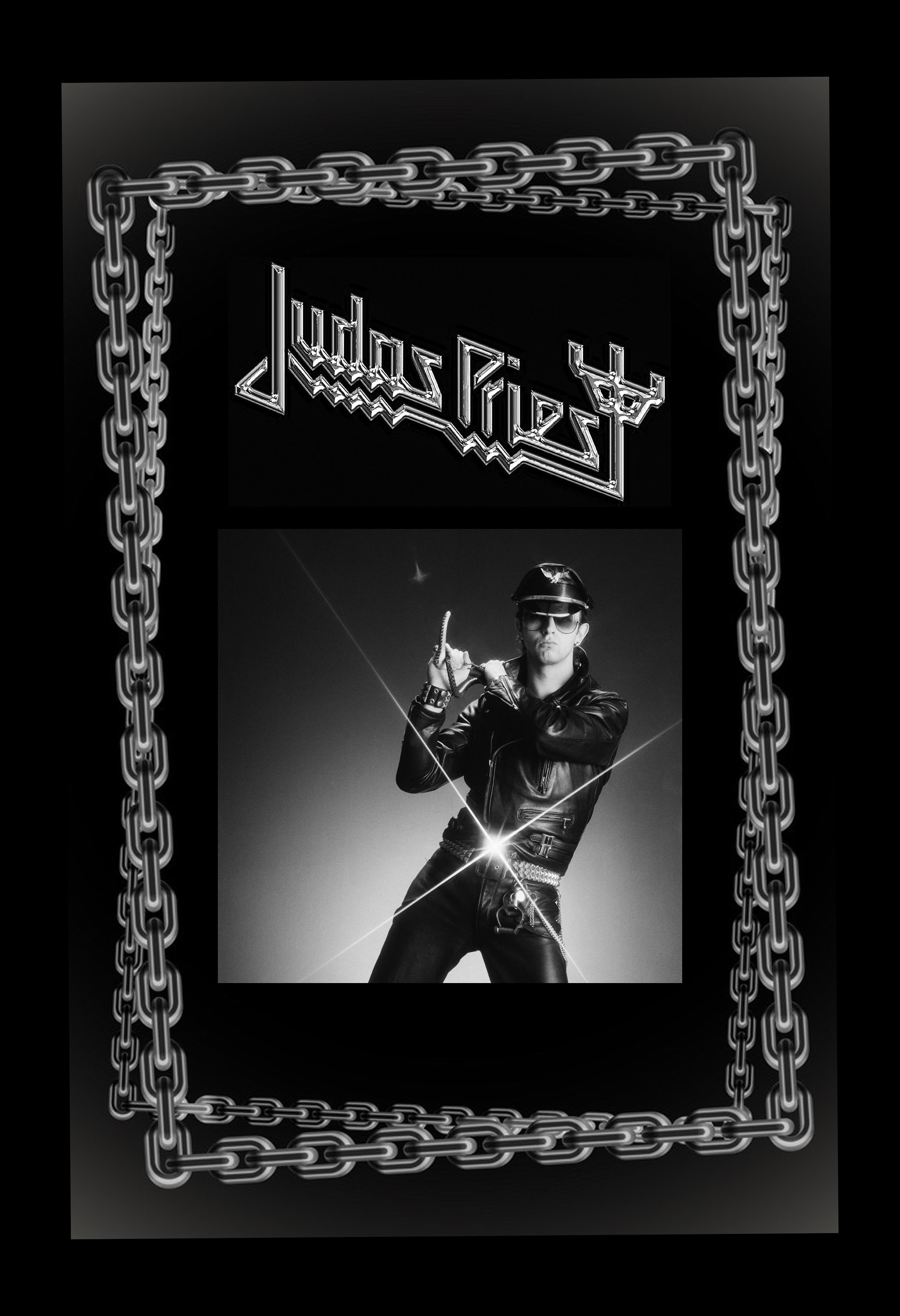 Judas Priest サイン入りポスター メタル・ゴッド、ジューダス・プリースト来日記念！ 『炎
