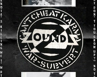 Zounds Backpatch Poster: Cant Hear Karma Lyrics (13x19 Matte Print)