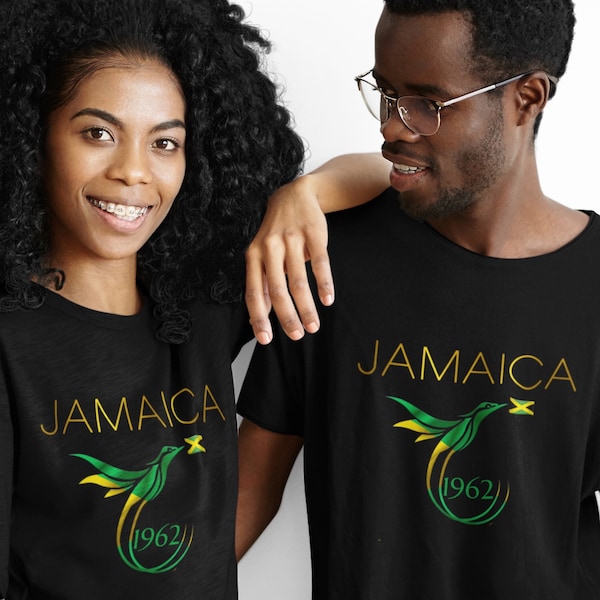 Anthem Tee (Jamaica Independence 1962) Unisex T-shirts by Yaad Swag.