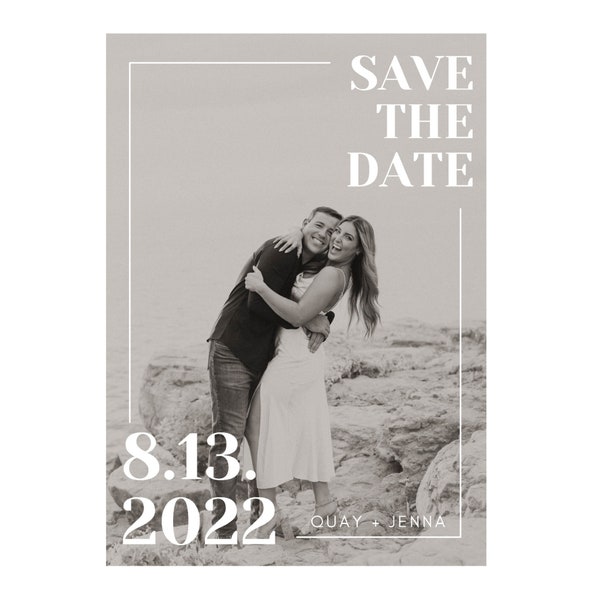 Save-The-Date Downloadable Template