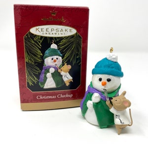 Vintage Hallmark &quot;Christmas Checkup&quot; 1997 Keepsake Ornament New in Box