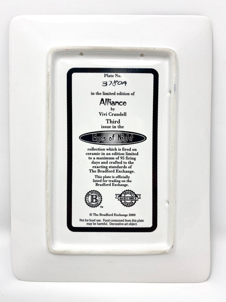 BRADFORD EXCHANGE 2000 Limited Edition Plate 3780A alliance Etsy