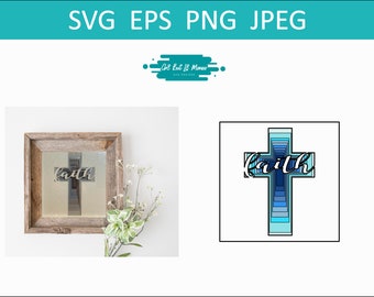3D Cross Shadow Box SVG/PNG Cut Files | Cross | Easter | Faith | 3D Shadow Box | Paper Craft | Layered | Cricut | Cameo | Silhouette