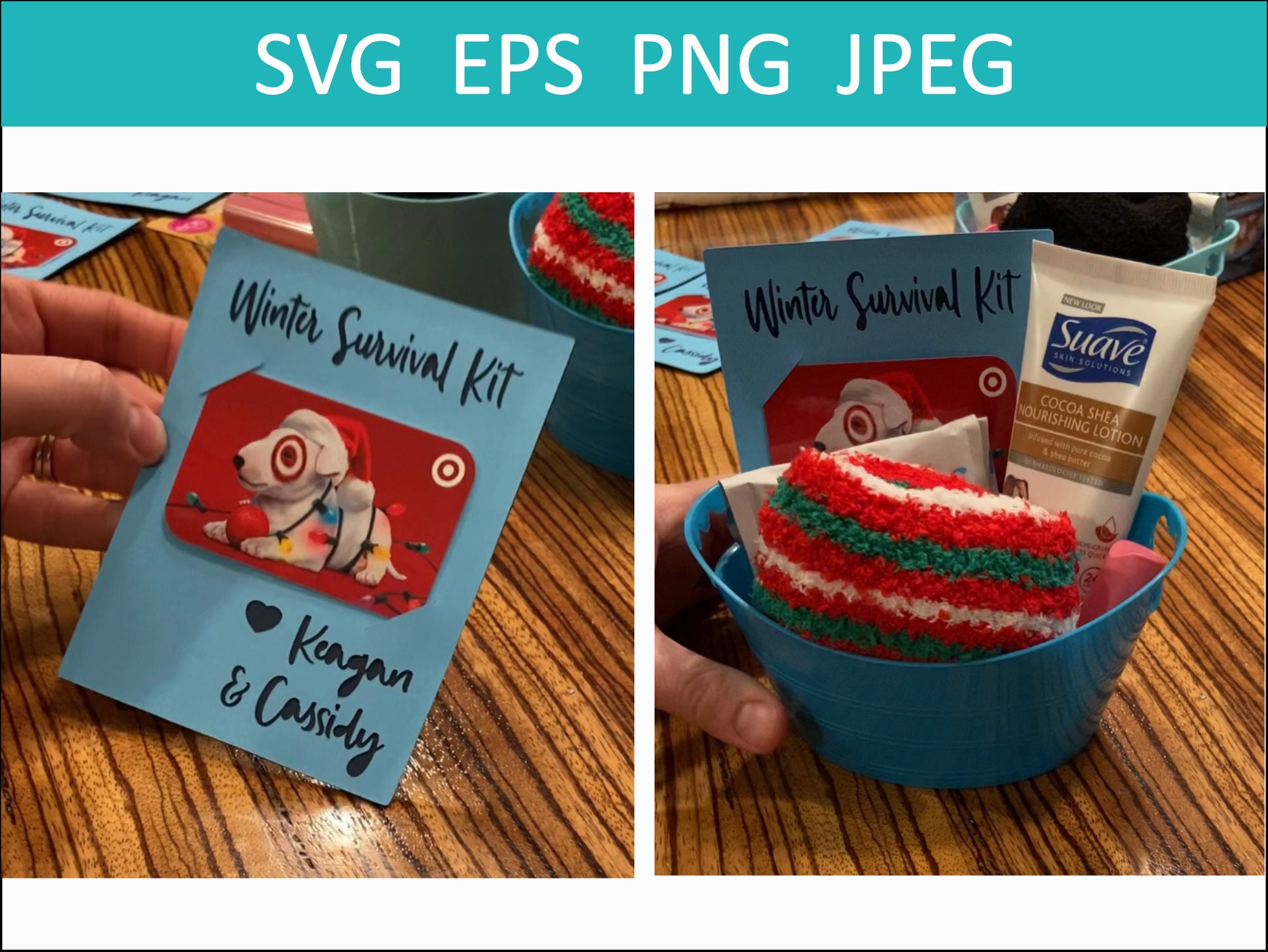 Winter Survival Kit Gift Card Holder SVG/PNG Cut Files Winter Survival Kit  Gift Card Holder Card Gift Card -  Canada