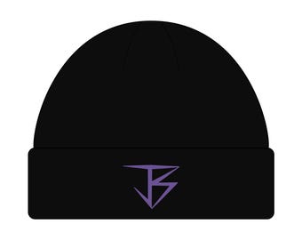 Jesse Sinn Solid JS Logo Embroidered Beanie