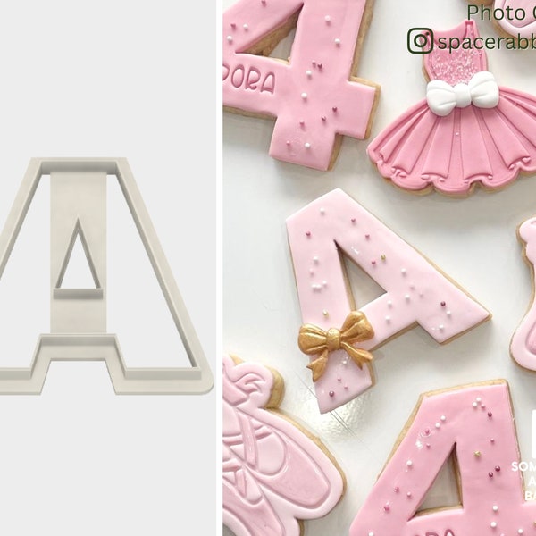 Block Letter Cookie Cutters Etsy