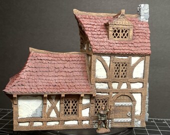 City of Tarok | Small Medieval House | Fantasy Village Terrain for Wargaming, D&D, or TableTop Games!