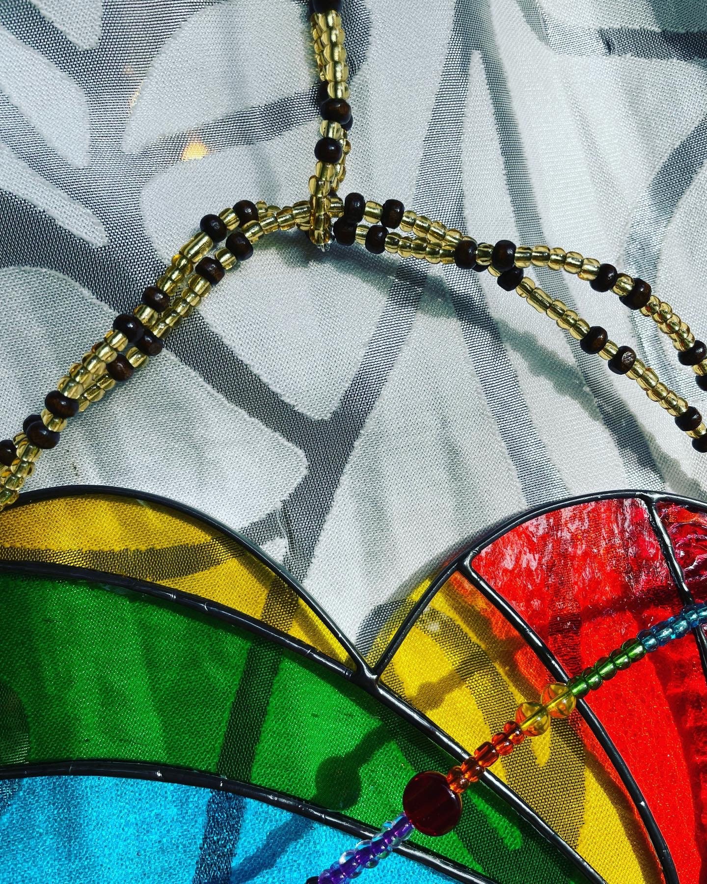 Rainbow Heart Leadlight Suncatcher Etsy Australia