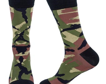 Calcetines de camuflaje para caballeros